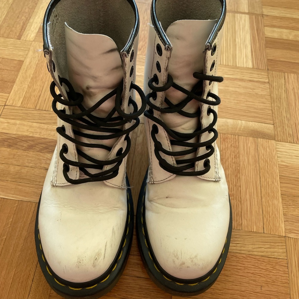 White Dr. Martens